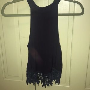 Gab and Kate high neck tank